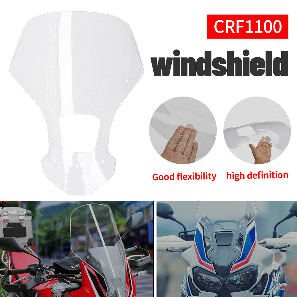 Motorcycle Windshield Windscreen Fit for Honda Africa Twin CRF1000L 2016-2019