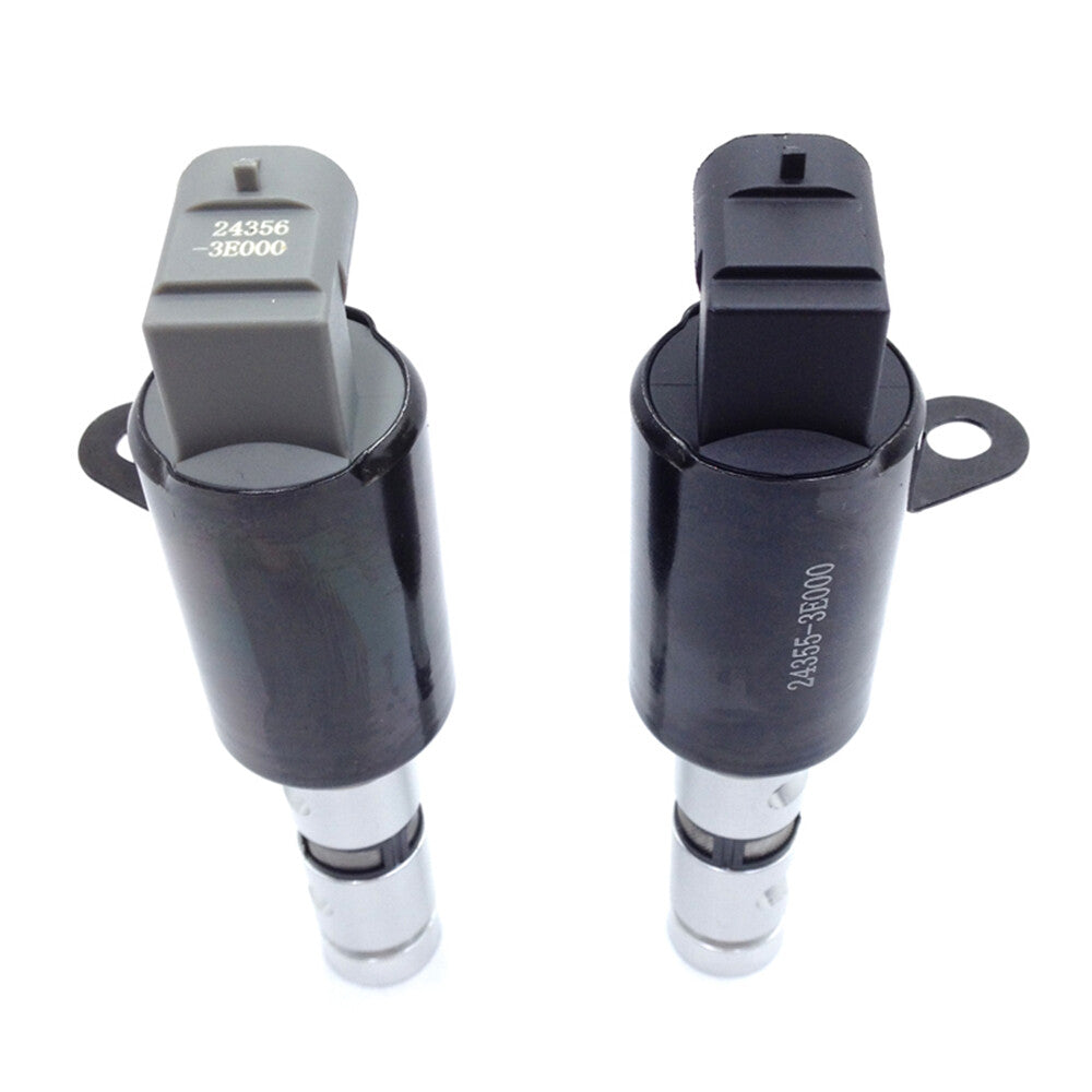 24355-3E000 and 24356-3E000 are variable valve timing solenoid valves suitable for modern Santa Fe 2.7L engines.