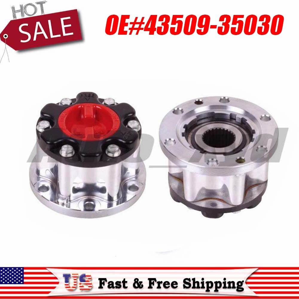 2x 43509-35030 Manual Wheel Locking Rim for Toyota T100 4Runner Pickup Trucks Q