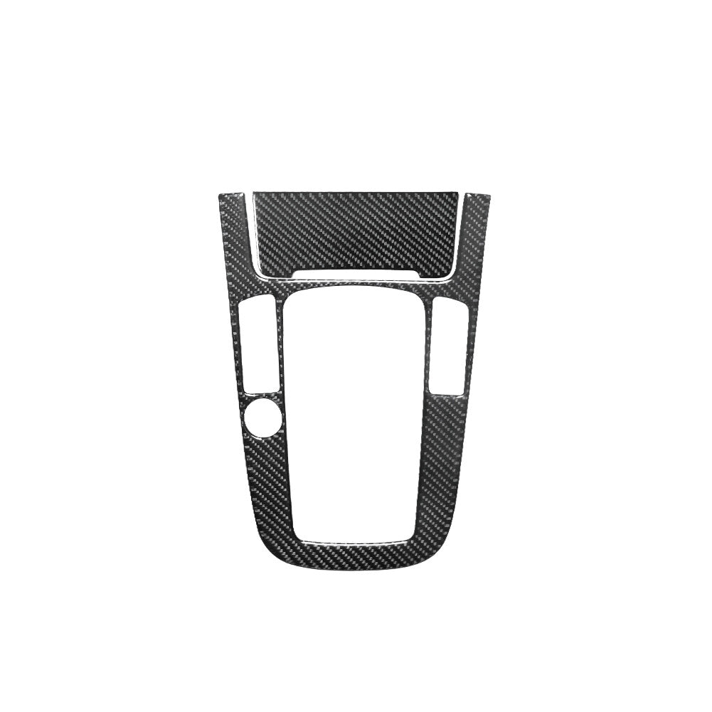 Red Carbon Fiber Gear Shift Frame Cover Trim for Subaru Forester 2009-2013 v