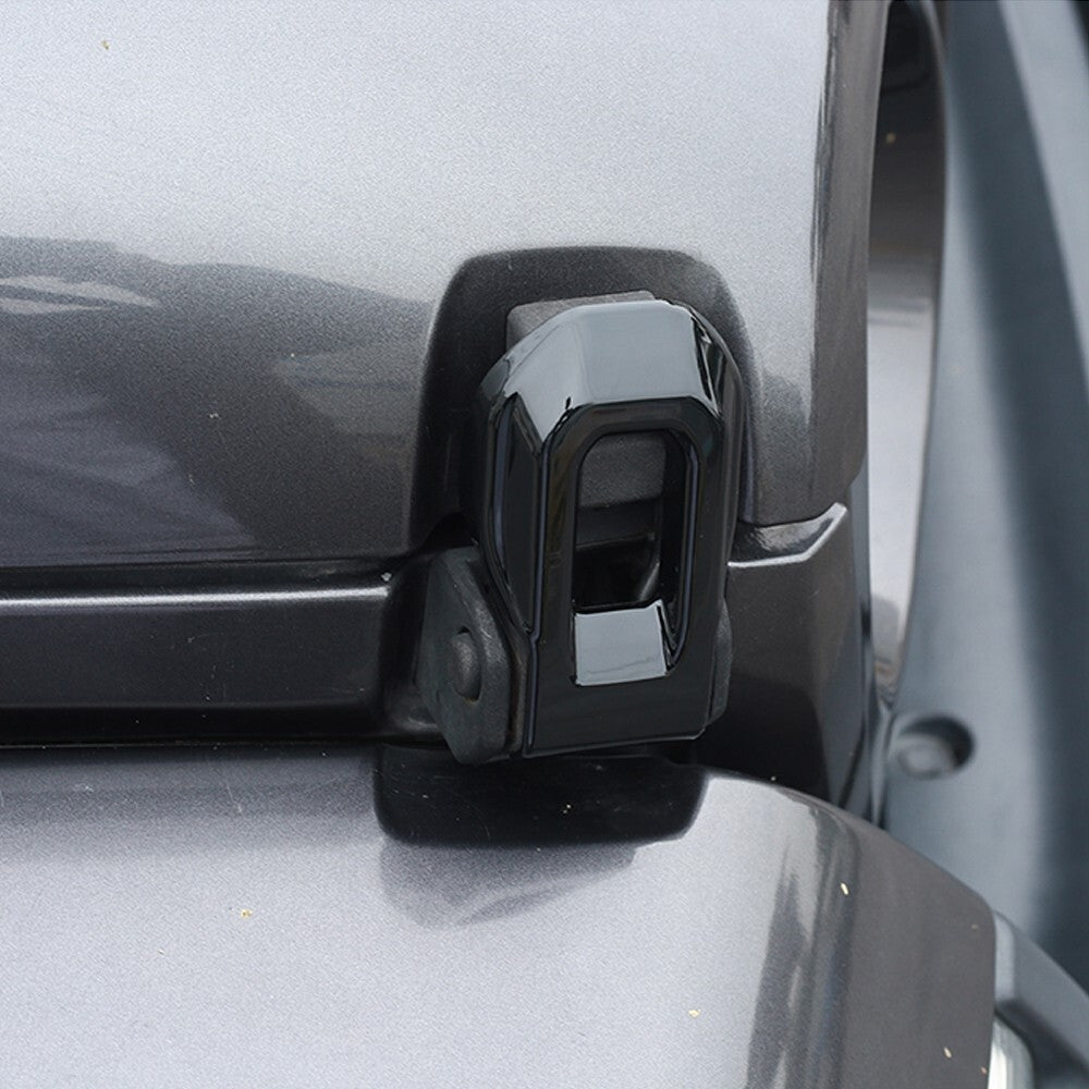 Engine Hood Lock Latch Buckle Cover Trim for Jeep for Wrangler JL JT 2018+ Black