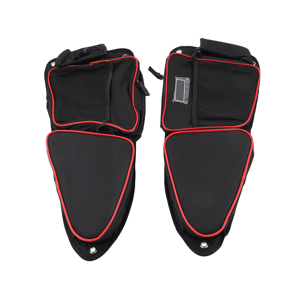for Polaris RZR XP 4 1000 Turbo S 900 Front Side Door Storage Bags W/ Knee Pad