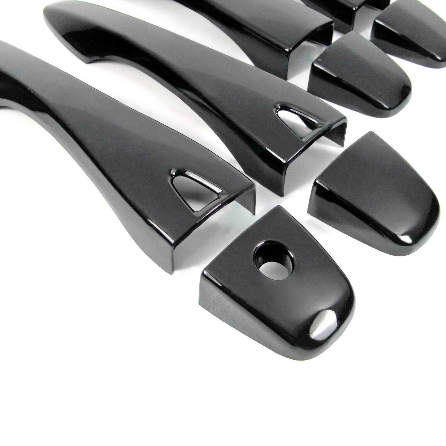 Glossy Piano Black For 13-20 for Nissan Pathfinder Side for Smart Door Handle Cover Trim