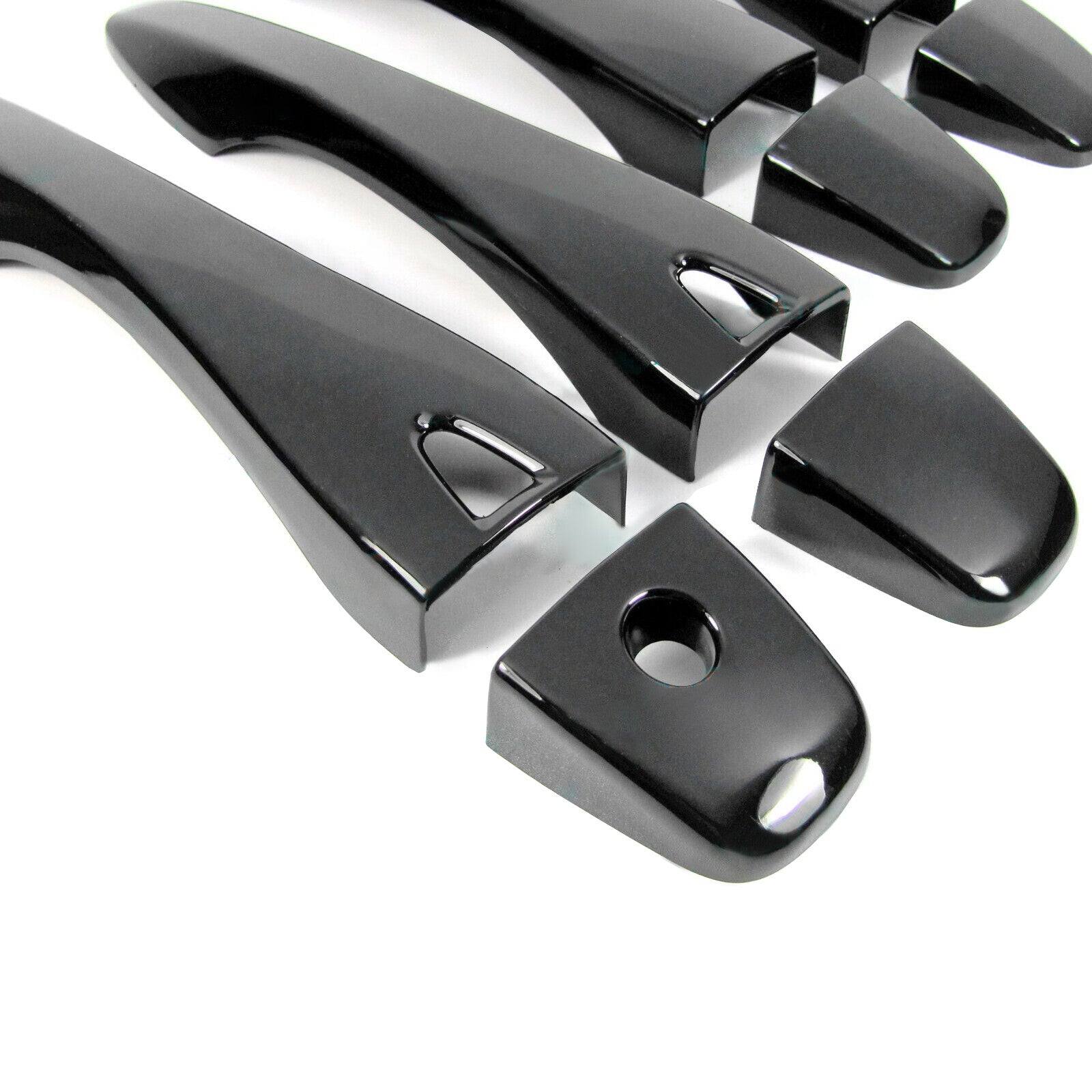 Glossy Piano Black For 13-20 for Nissan Pathfinder Side for Smart Door Handle Cover Trim