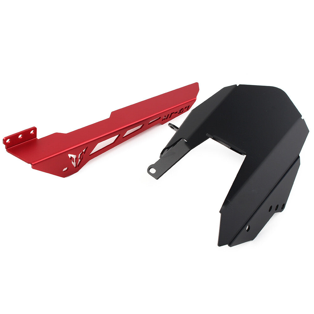 Motorcycle Chain Guard Cover Aluminum Fit for YAMAHA MT-07 MT07 2014-2016 Red