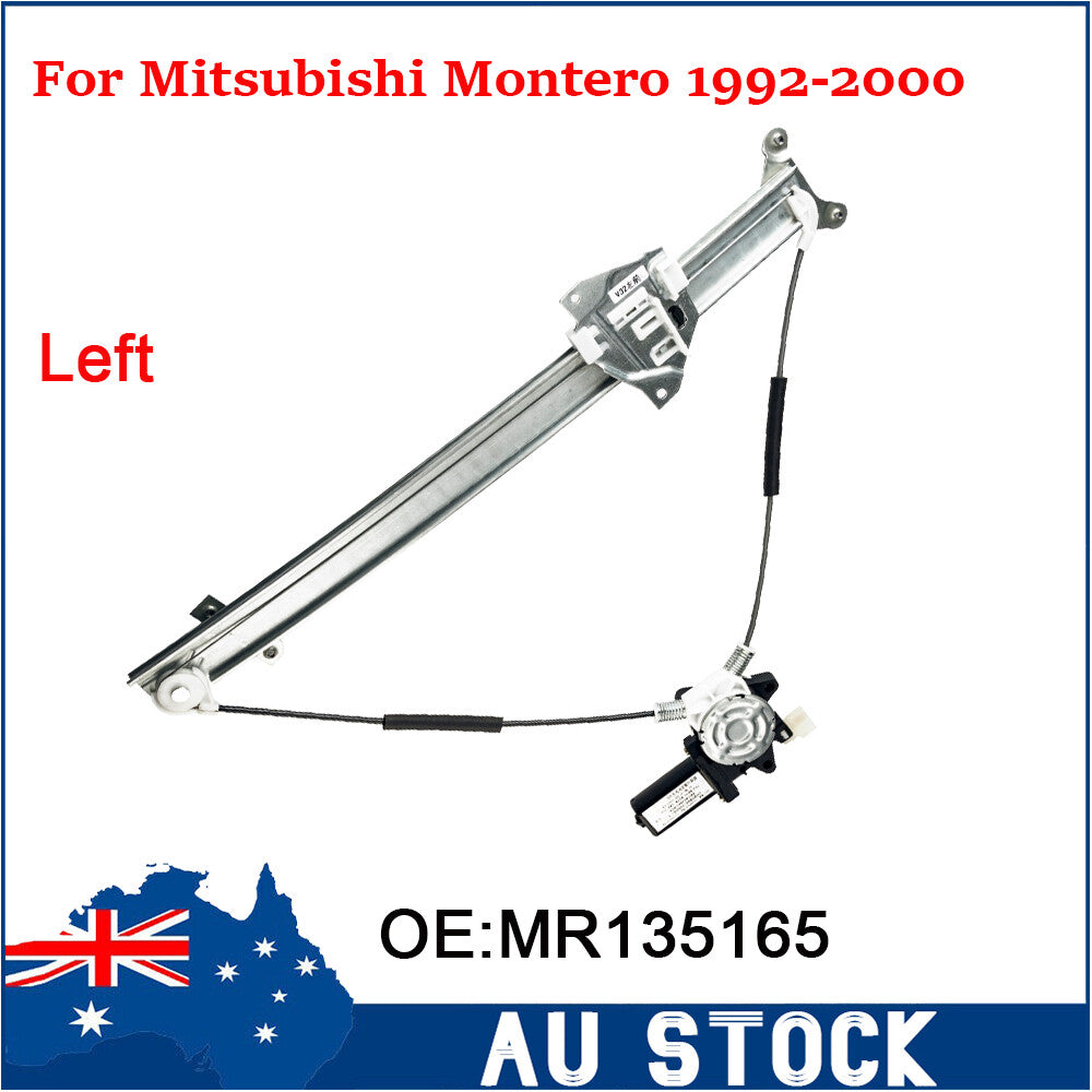 W/ Motor Front Left Power Window Regulator For 1992-2000 for Mitsubishi Montero AU Q