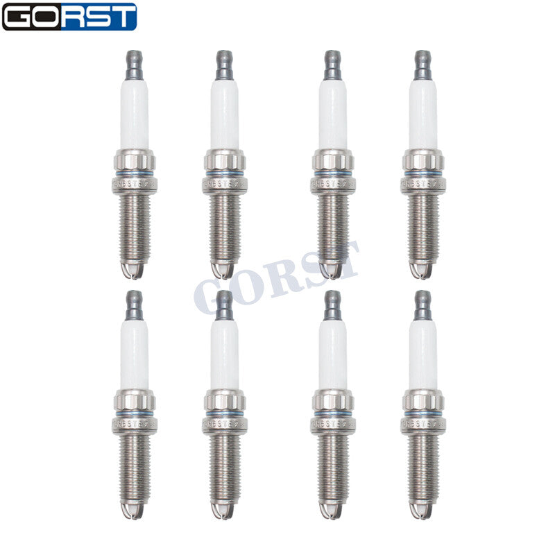 8Pcs Spark Plug 12120037244 For E60 E61 E63 E64 E81 E83 E90 E91 E92 E70 v
