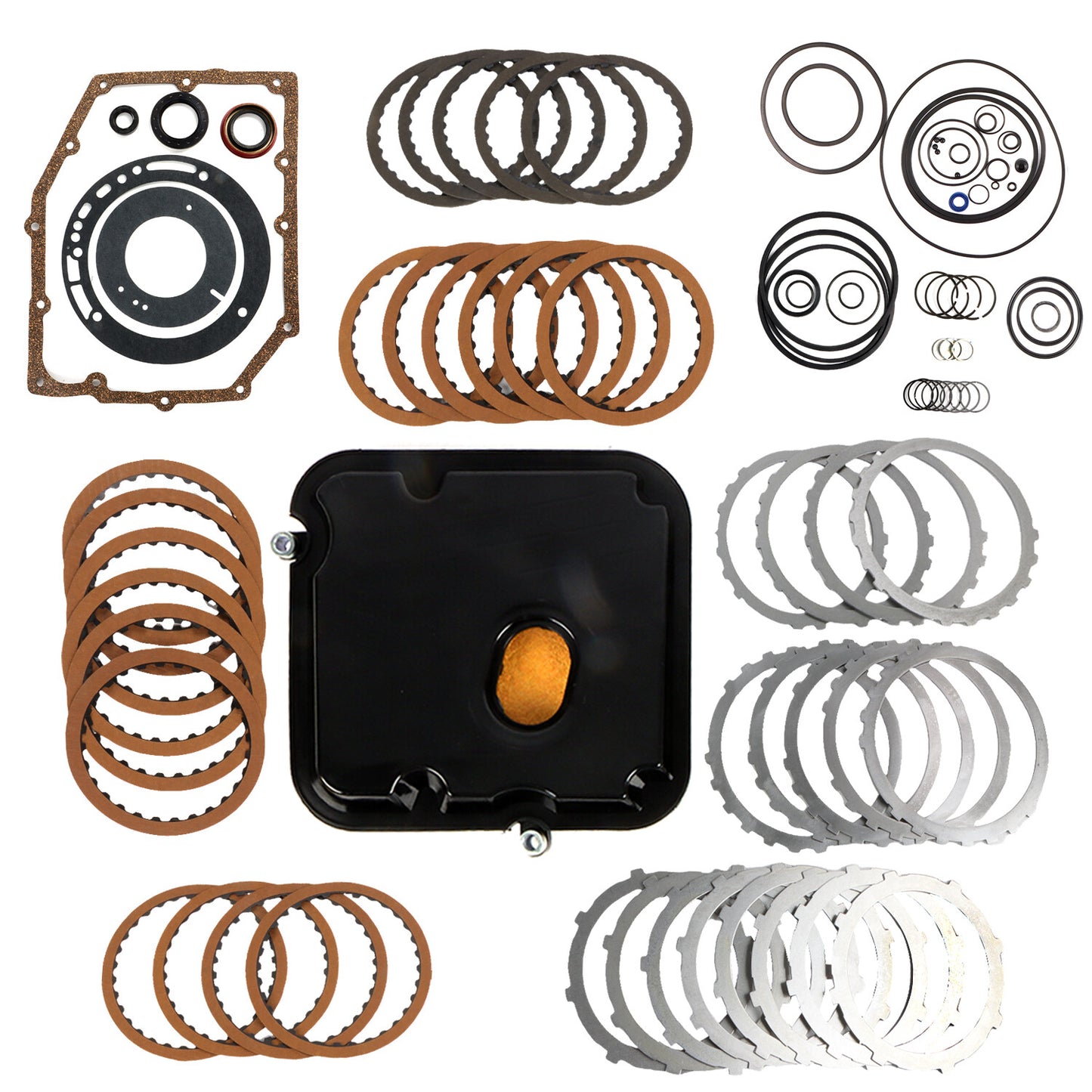 42RLE Transmission Master Rebuild KIT 03-UP WITH Plates Filter Bushing for JEEP
