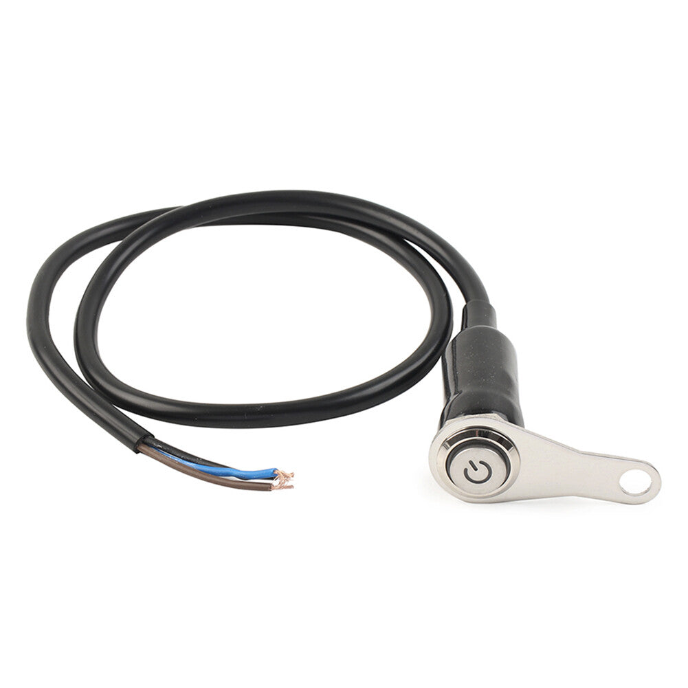 Motorcycle LED Switch ON/OFF Handlebar Mount Push Button 12V Headlight Fog Light