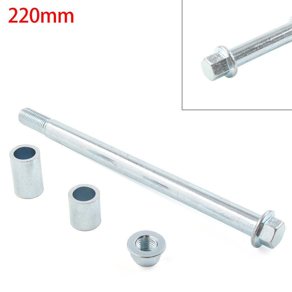 15mm 220mm + 2 Spacers Front Rear Back Axle for 125cc 140cc Dirt Bike