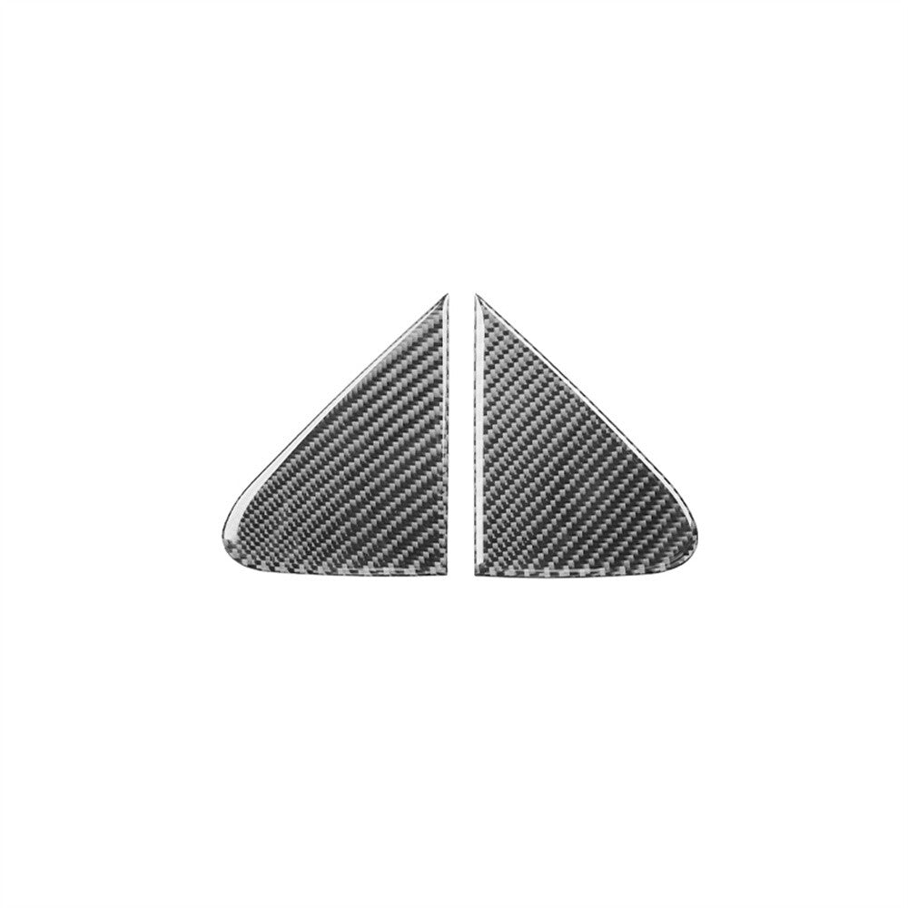 Carbon Fiber A-pillar Triangle Decorative Cover Trim for Toyota for Corolla 2007-13