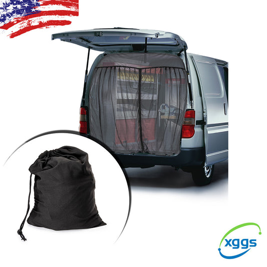 Magnetic flying screen suitable for standard car roof campervan mesh screens and insect nets Q