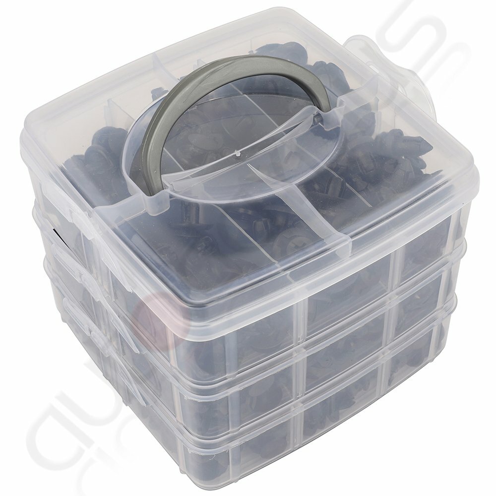 620 Pcs Auto Car Body Plastic Push Pin Rivet Fasteners Trim Panel Moulding Clips