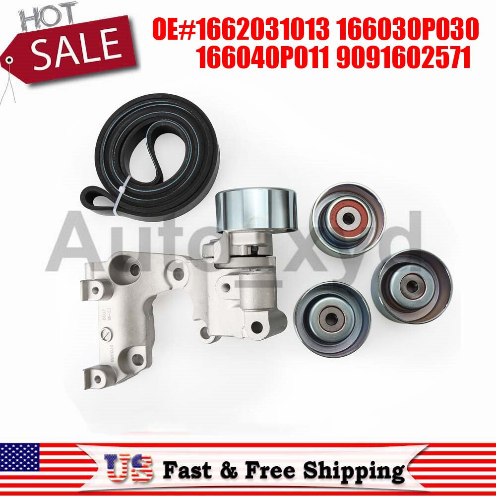 Drive Belt Tensioner Idler Pulley Kit for Toyota Tundra FJ Cruiser 4Runner