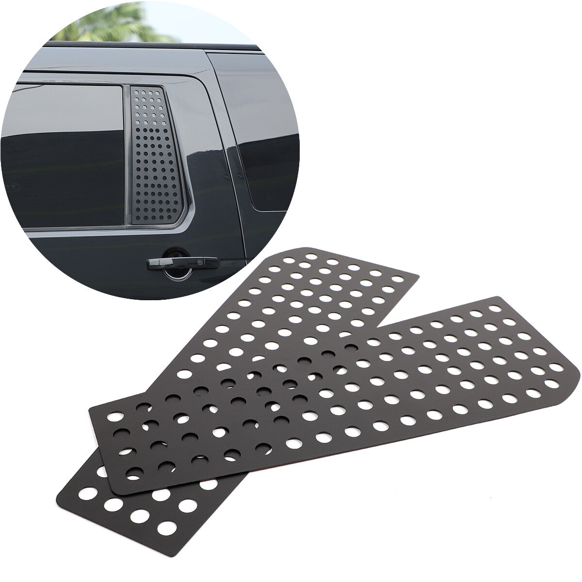 Applicable to for Land Rover 4 10-2016 Rear Window Side Window Trim Panel Aluminum