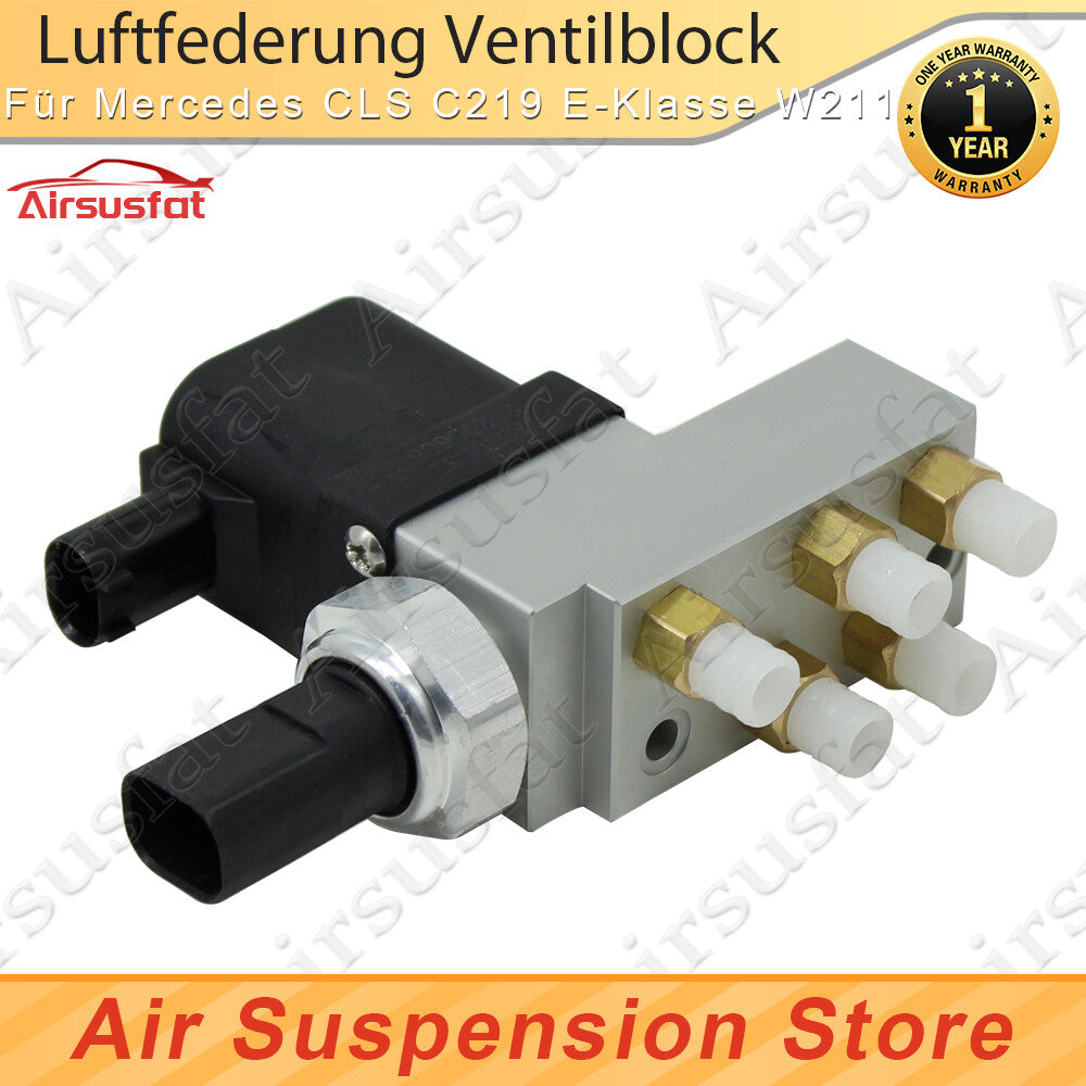 for Mercedes-Benz W211 E320 S211 C219 air suspension valve block valve unit