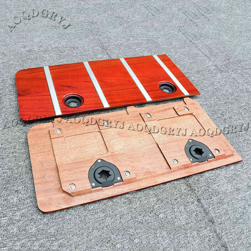 Wooden Rear Trunk Tailgate Molding Cover Trim for Toyota for Land Cruiser 2008-2021