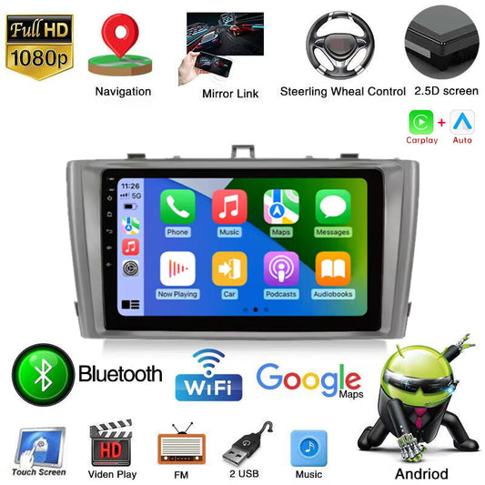 Car WiFi Android Radio Multimedia GPS Carplay Autoradio Stereo For 08-15 Avensis