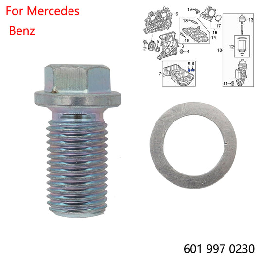 Engine Sump Drain Plug Bolt for Mercedes Benz A168 W124 C202 C203 S203 W203 W210 Q
