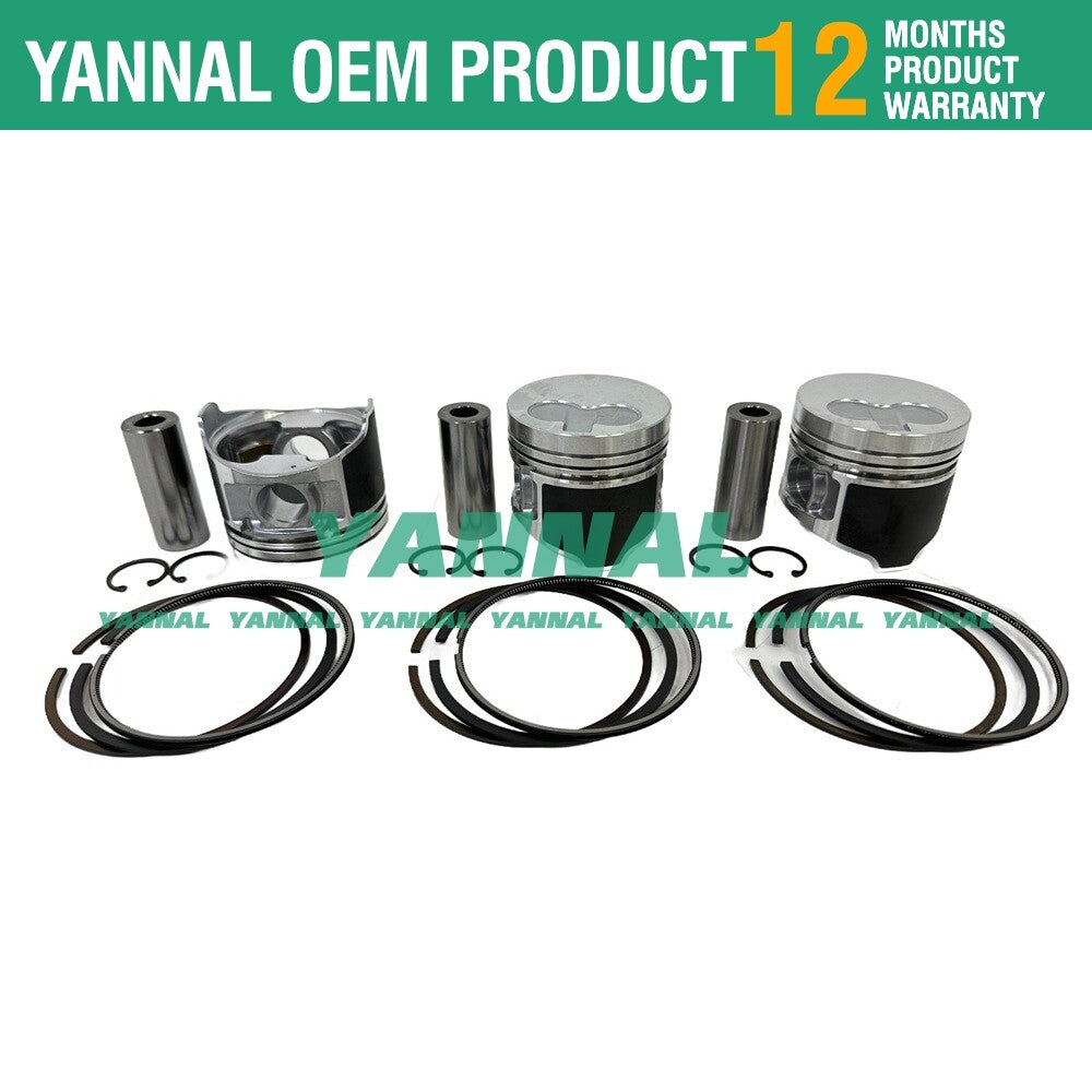 3TNV76 Overhaul and Rebuild Kit STD for 3TNV76 Engine Gasket Piston Kit Parts -