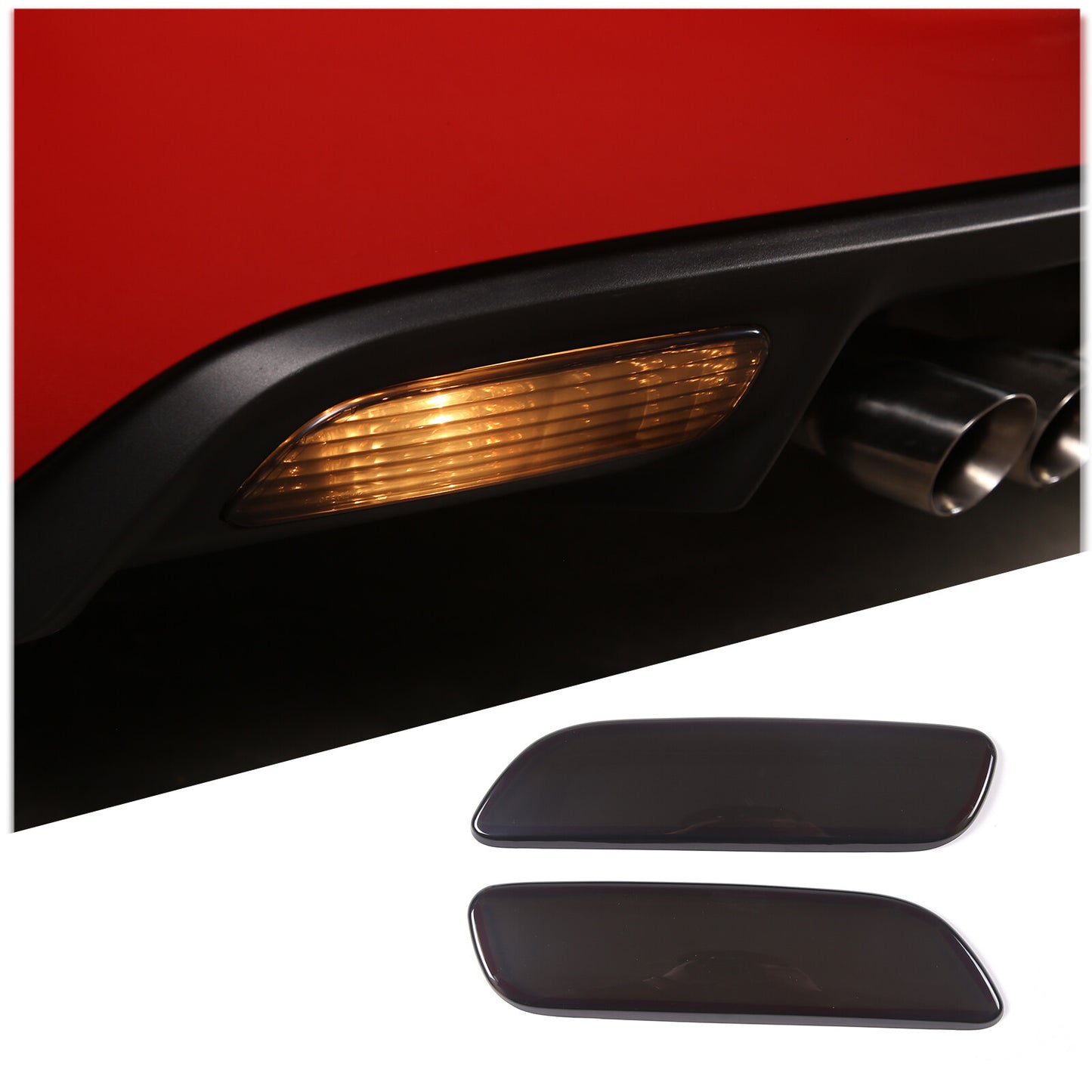 ABS, red center dashboard GPS navigation frame trim cover for Honda Pilot 19-22