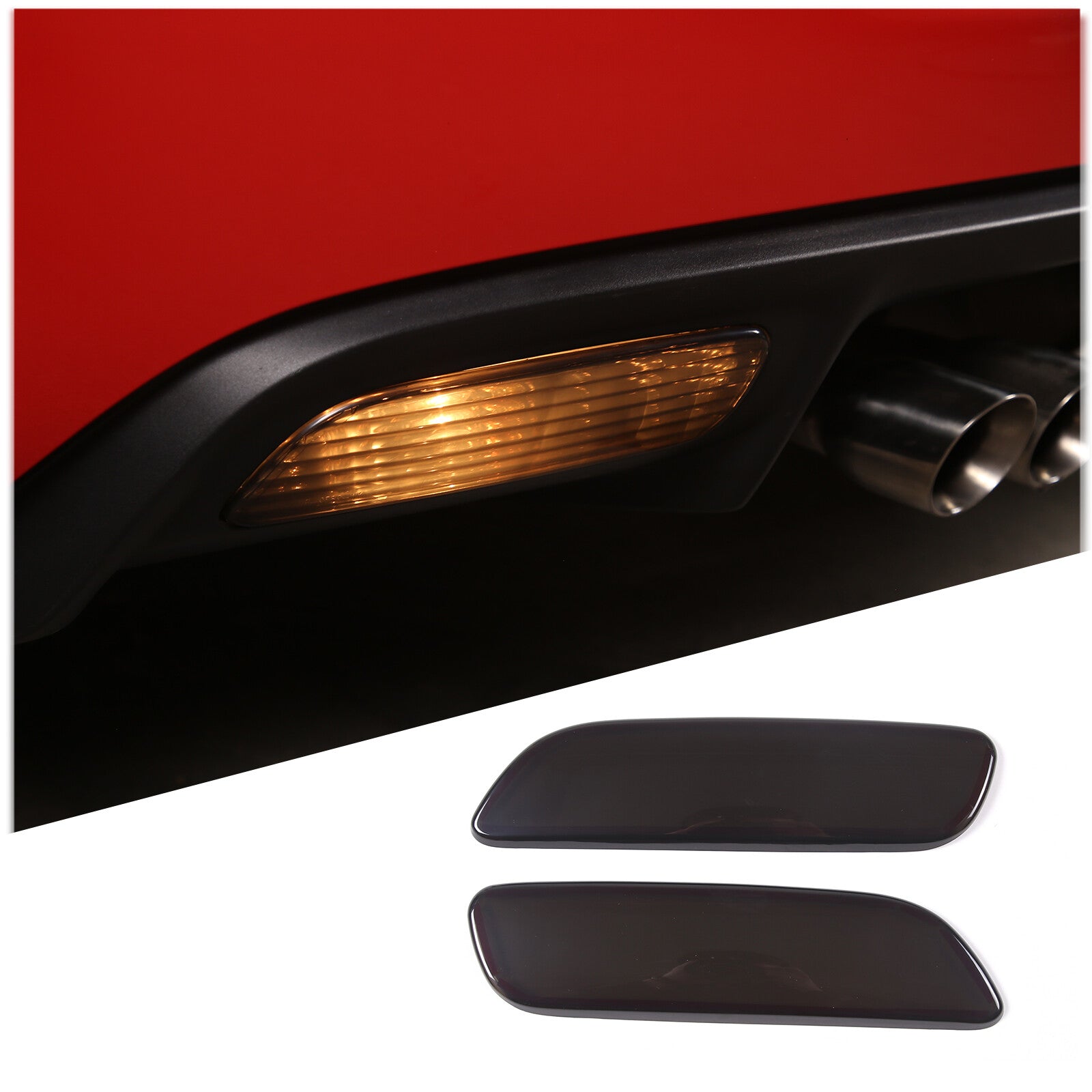 ABS, red center dashboard GPS navigation frame trim cover for Honda Pilot 19-22