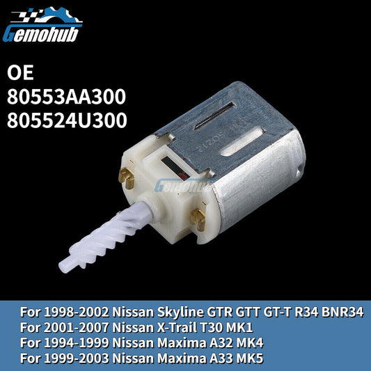 Door Lock Motor for Nissan 2001-2007 X-Trail T30 MK1 1994-2003 Maxima A32 A33