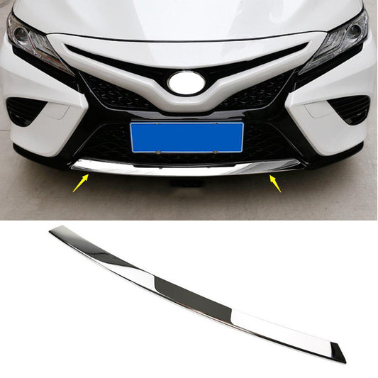 for Toyota for Camry 2018-20 Chrome steel Front Bumper molding Protective cover Trim