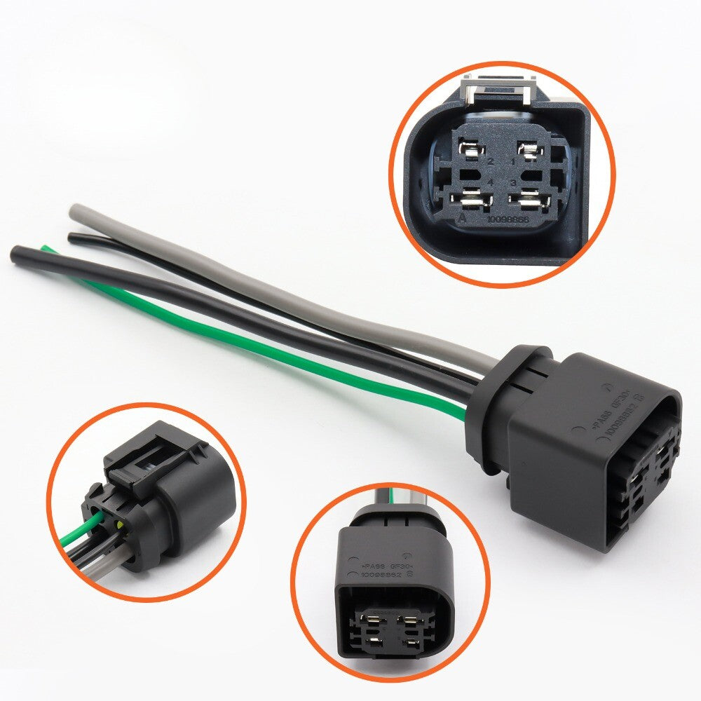 4-way connector plug tail for BMW Pierburg CWA400 electric water pump