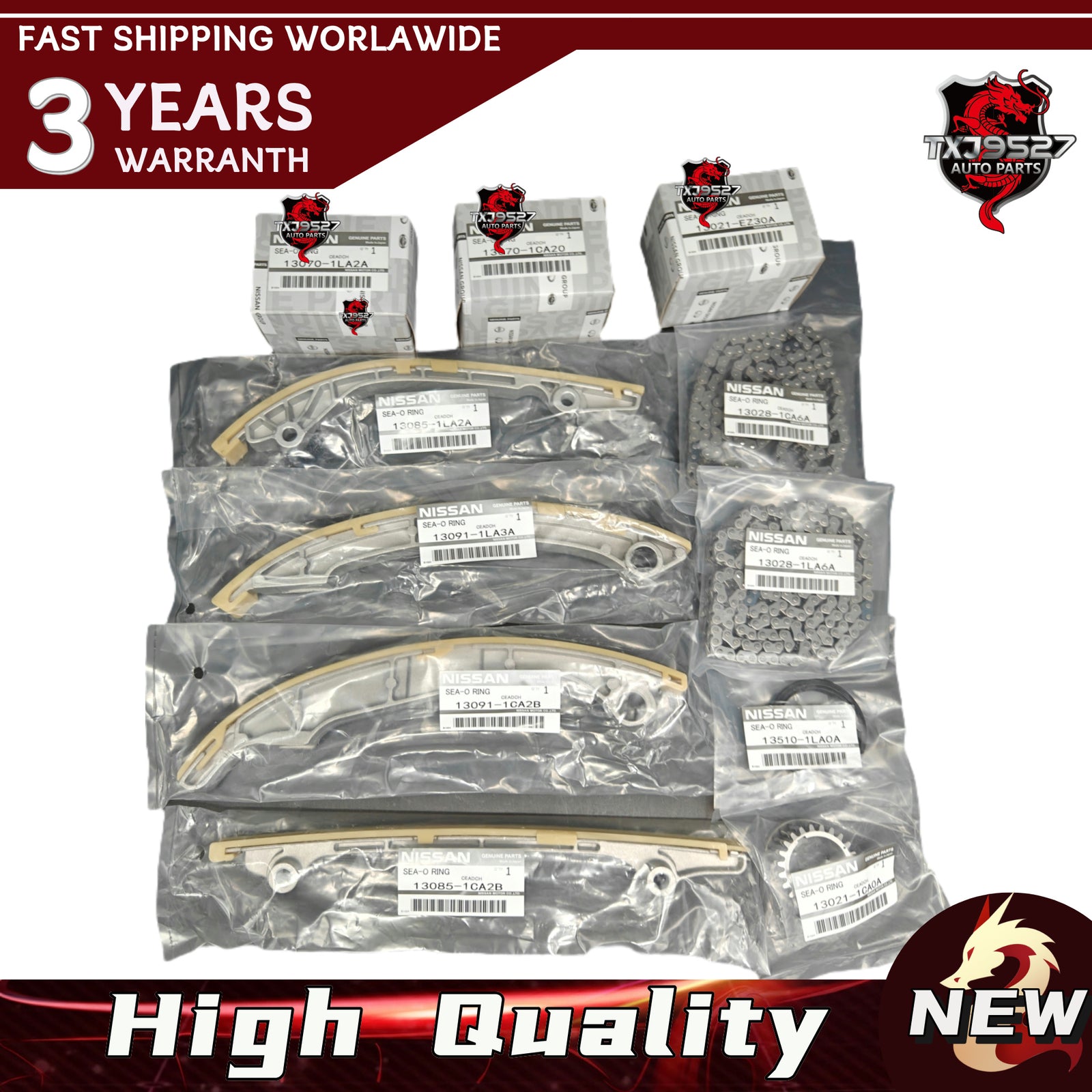 New timing chain kit for Infiniti QX80 Q70 and for Nissan Armada Patrol 13028-1LA6A Q