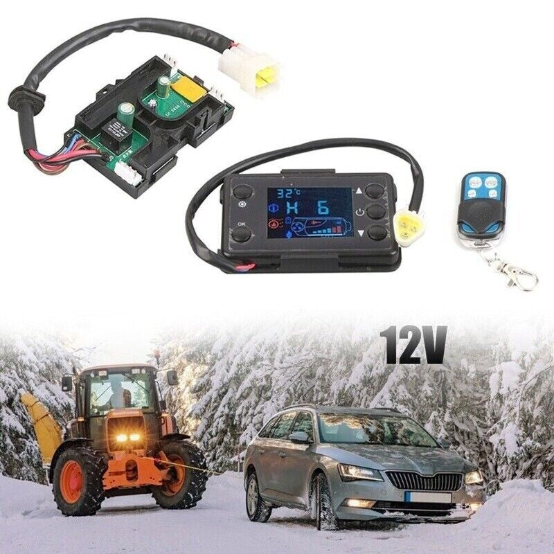 24V air-diesel heater parking LCD display switch motherboard remote control Q