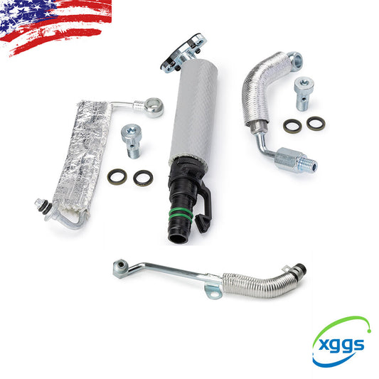 New 55587854 Turbo Oil Return Oil Feed Pipe Tube Kit for Chevy for Cruze Sonic Trax