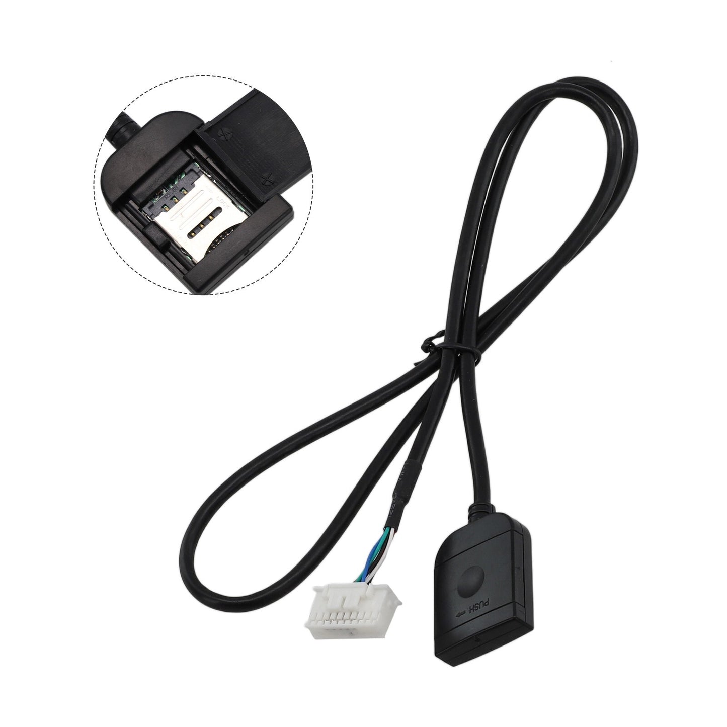 Radio Sim Card Slot Adapter For Radio Multimedia Gps 4G 20pin Cable Connector