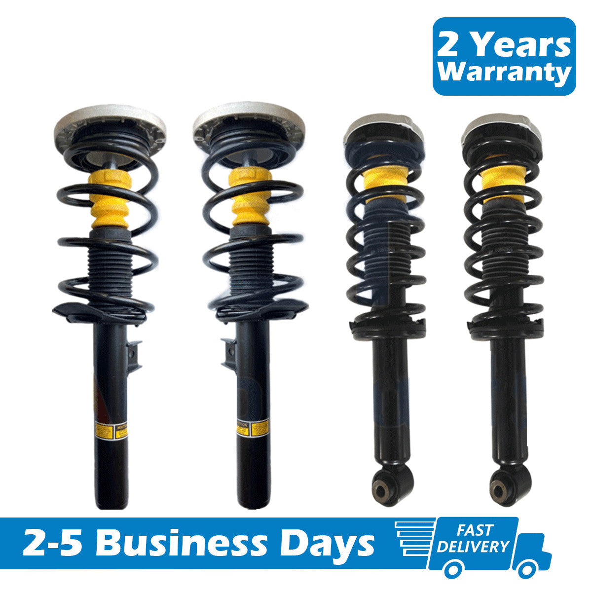 4-piece front and rear shock absorber spring struts with EDC (Electronic Data Capacity) for BMW X3 F25 (2011-17) and X4 F26 (2015-18)