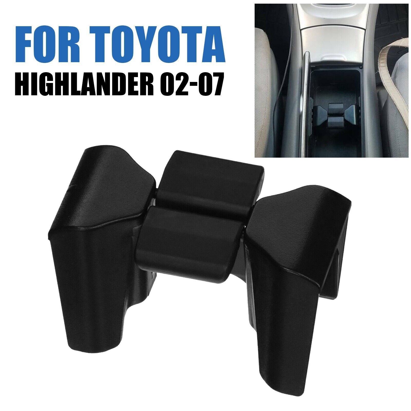 02-07 for Toyota Highlander Center Console Cup Holder Replacement Insert Divider Q