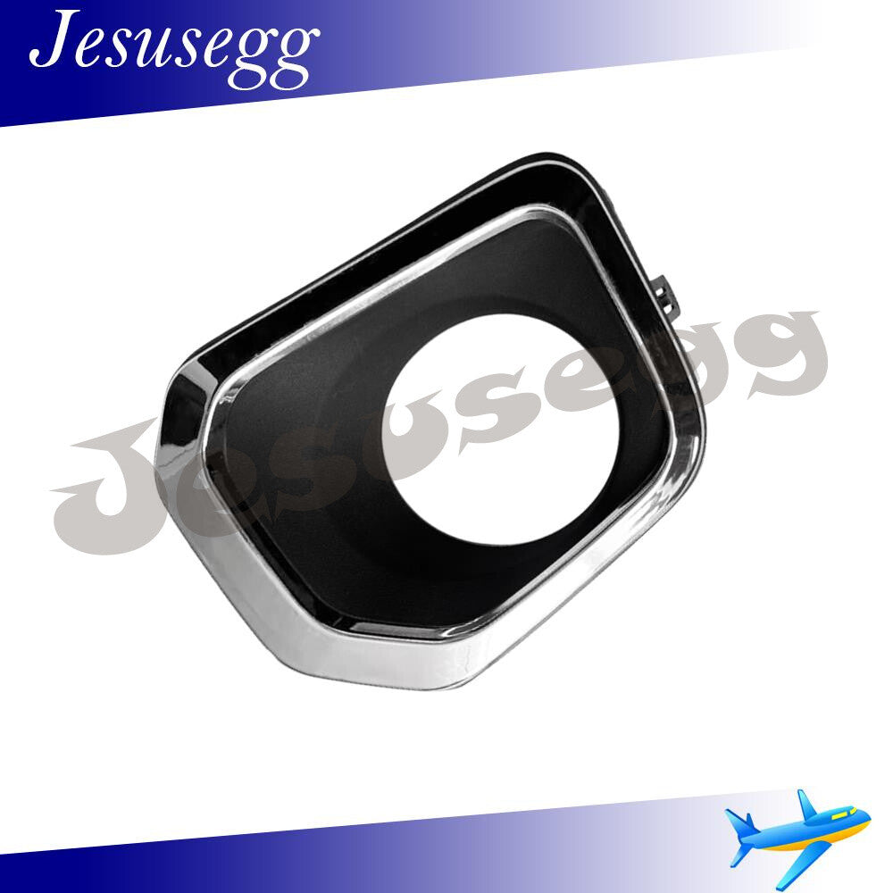 Front Driver Side Side Fog Light Bezels Black Chrome Fits For 2016-2020 Tacoma