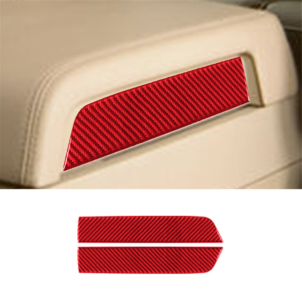 Red Carbon Fiber Passenger Door Lift Control Cover Trim For Hilux 2015-21 v