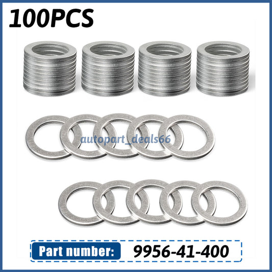 100-pack aluminum oil drain washer airbags suitable for Mazda and for Kia (P/N 9956-41-400) Q