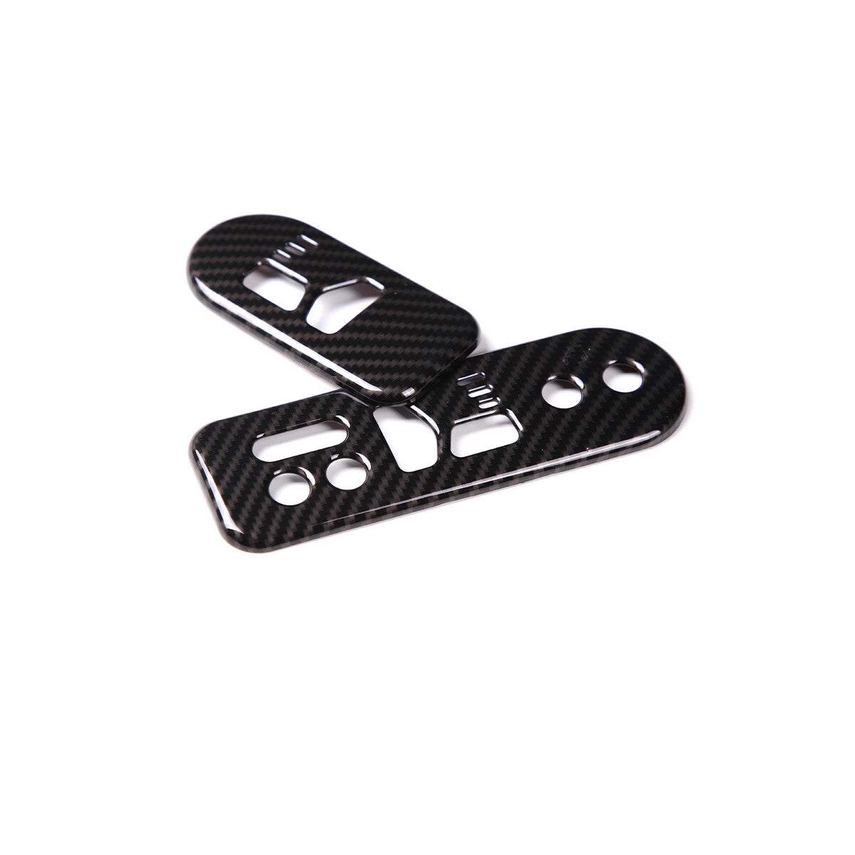 4-Pack Carbon Fiber Door Bumper Mats for Corvette C8 2020-2023- v