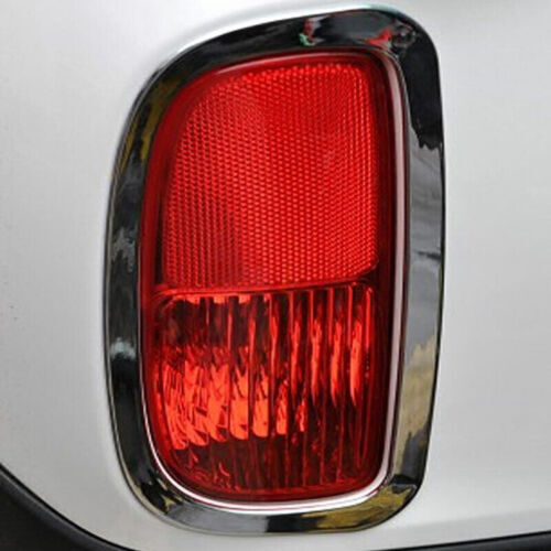 for Kia Sorento 2014-2015 Chrome ABS Rear Bumper Fog Light Lamp Frame Decor Trim