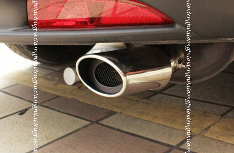 Silver Exhaust Muffler Tail Pipe Tip Tailpipe Trim for Honda CR-V CRV 2017-2022 Q