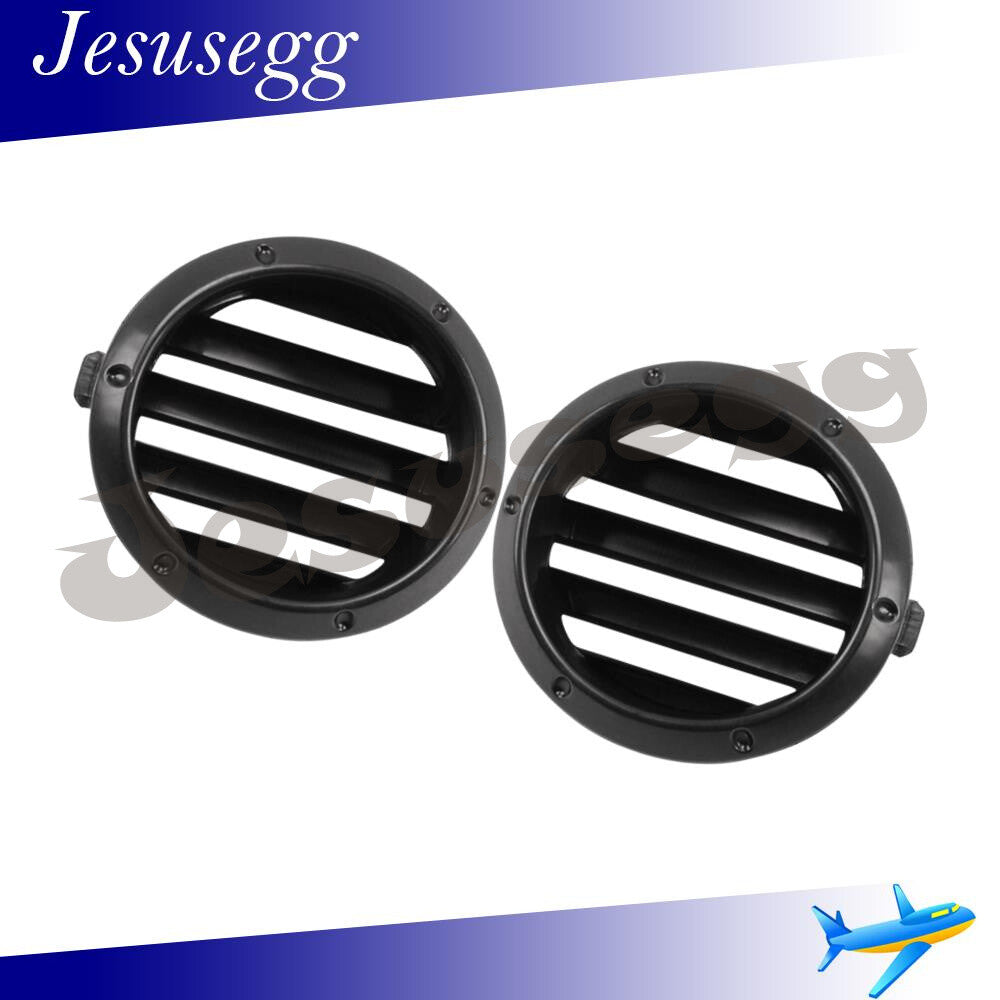 Pair Fog Light Cover Right+Left Side for Toyota Highlander 2004-2007