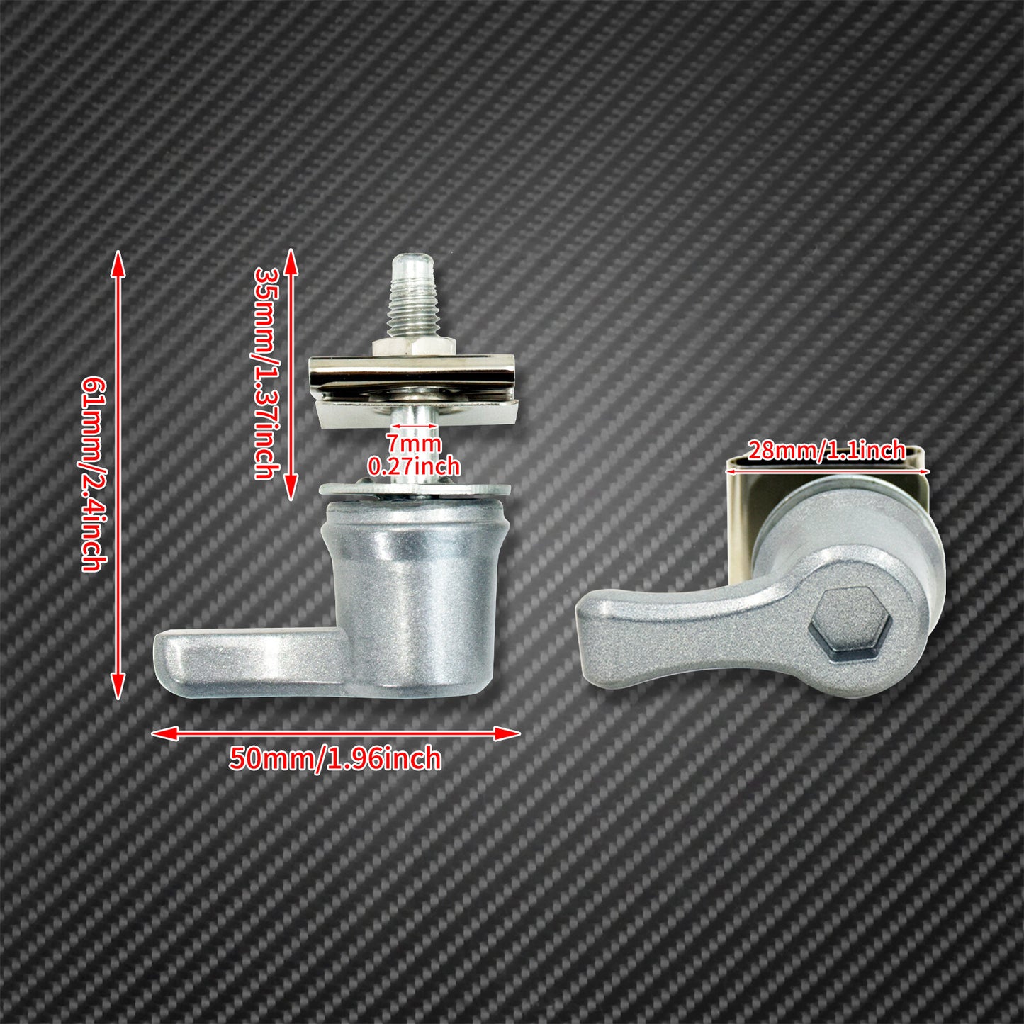 4pcs Chrome Hard Saddlebag Lock Mounting Screw Fit for Harley Touring 1993-2021 Q
