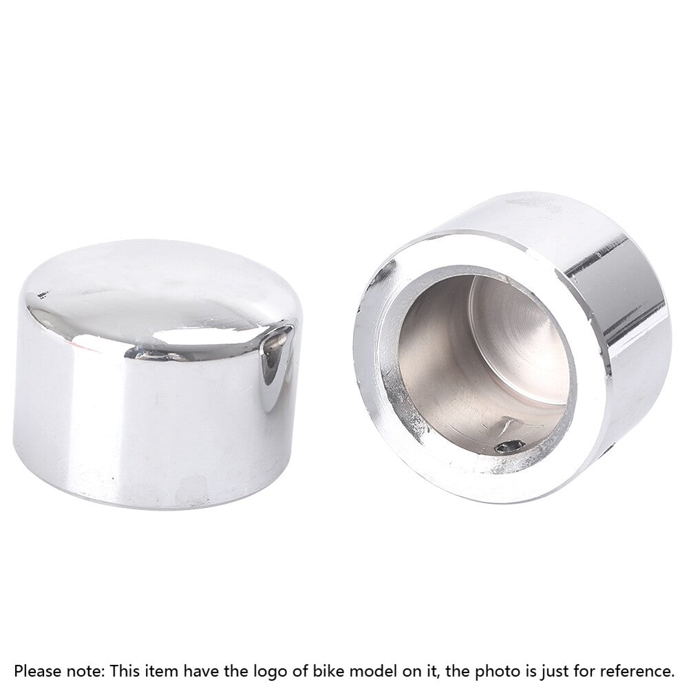 Front Axle Nut Covers fit for Harley Dyna Road Kings/Glides Iron 883 Sportster 1200