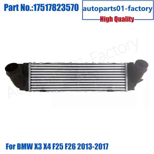 Tubocharger Intercooler Cooler Charge Air Fits for BMW X3 X4 F25 F26 2013-2017