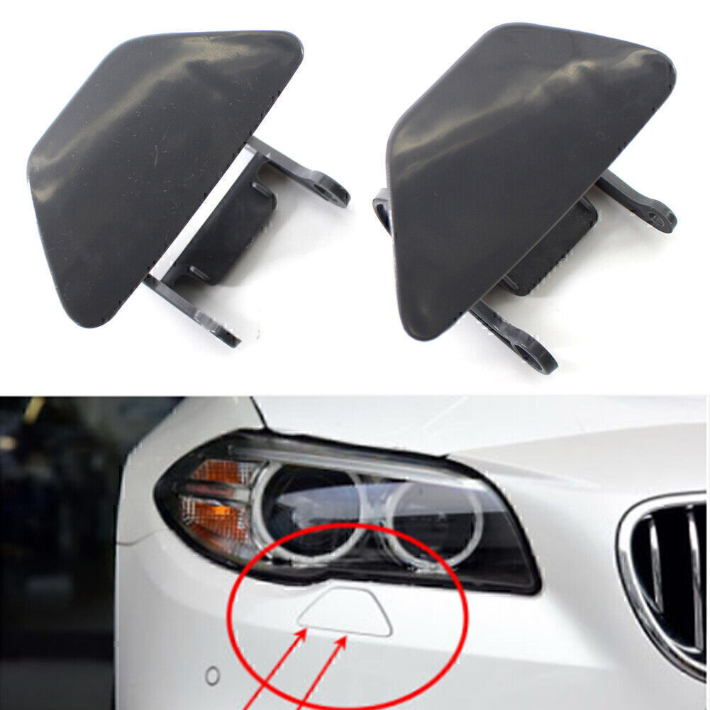 for BMW 535i F10 F18 2011-13 Bumper Headlight Headlamp Washer Cap Cover 2x