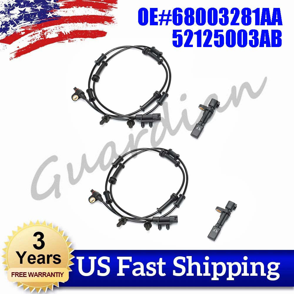 ABS Sensor Wheel Speed Sensor 68003281AA 52125003AB for JEEP for WRANGLER 07-17 08