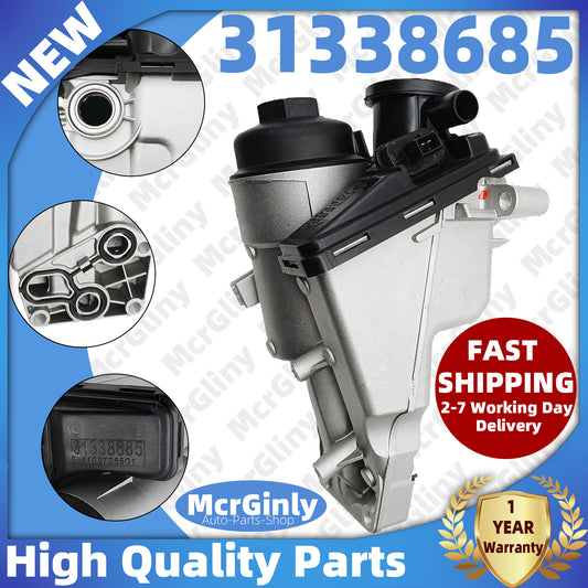 5-cylinder oil filter housing 31338685 suitable for Volvo XC60 XC70 C70 C30 S40 V50 2.5T- n