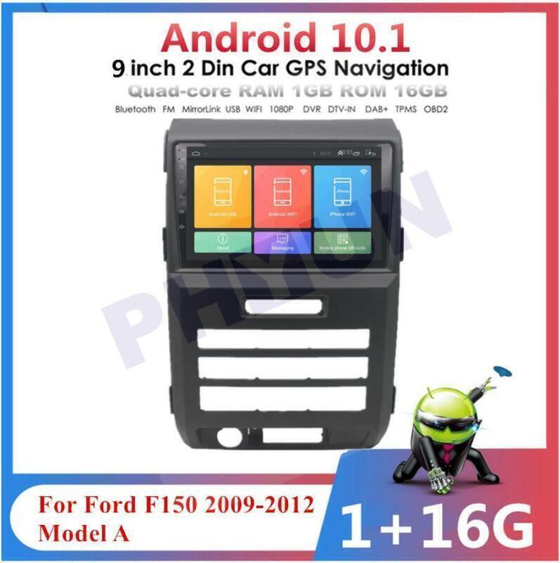 WIFI 3G 4G for Ford F150 2009-12 Model A Android 10.1 16GB Car Stereo Radio GPS