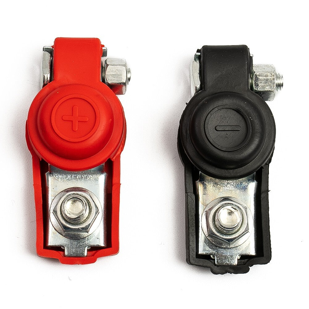 Battery terminal cable clamp negative + positive accessories